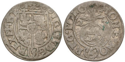 Польша 3 полкера (3 полторака - 1 крейцер) 1623 Сигизмунд III Ваза (1587-1632) Gorecki B.23 серебро 4160-226