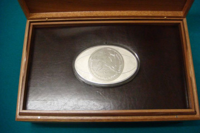 Франция 50 евро 2007 Чемпионат мира по регби, тираж 299 экземпляров 1000 грамм (1 килограмм) KM 1487 серебро PROOF